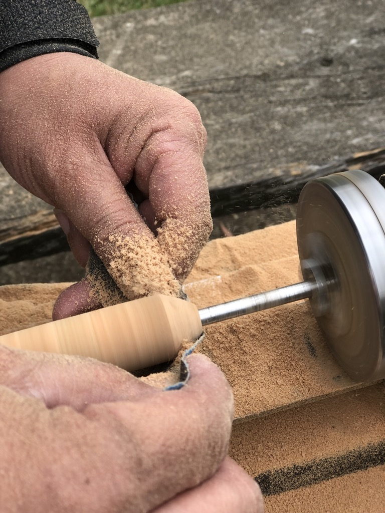 Grip shaping on the Sherline